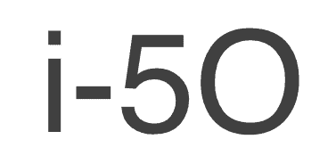 I - 50 logo on a white background.