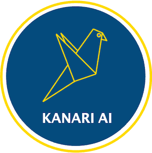 The logo for kanari ai.
